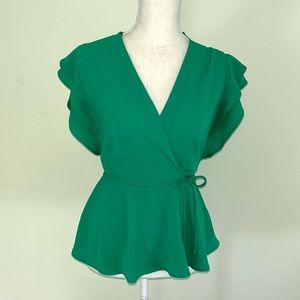 Kelly green top